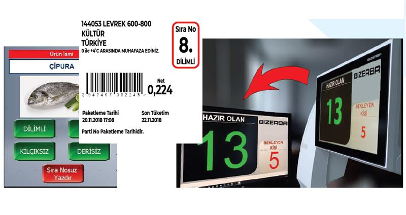 Bizerba Sıramatik Uygulaması Carrefour