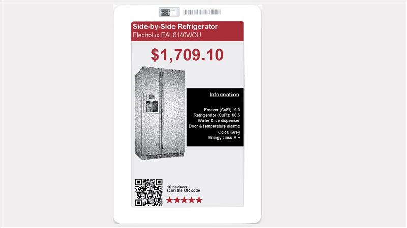 Pricer Smart HD200 Red Elektronik Raf Etiketi