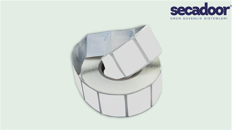 Radyo Frekans Kağıt Alarm Etiketi 50x50 mm