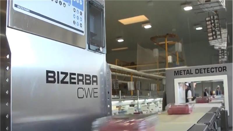 Bizerba CWE Checkweigher Sebze Meyve Paketleme Tesisi