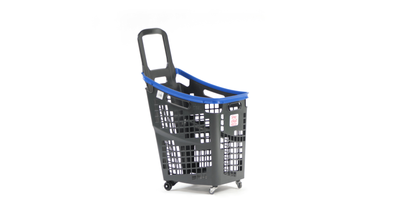 Black Roll Tekerlekli Market Sepeti 65 Litre