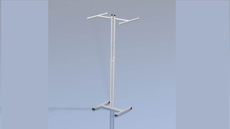 Ayaklı Elbise Askılığı H Akrobat HS-04