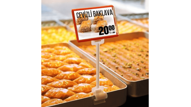 Fiyat Kaseti Boru Tutucu