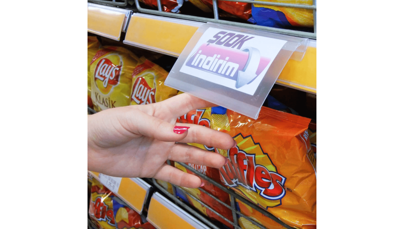 ŞOK Raf Önü Promosyon Etiketliği