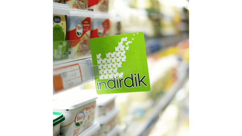 İNDİRDİK İndirim Etiketi